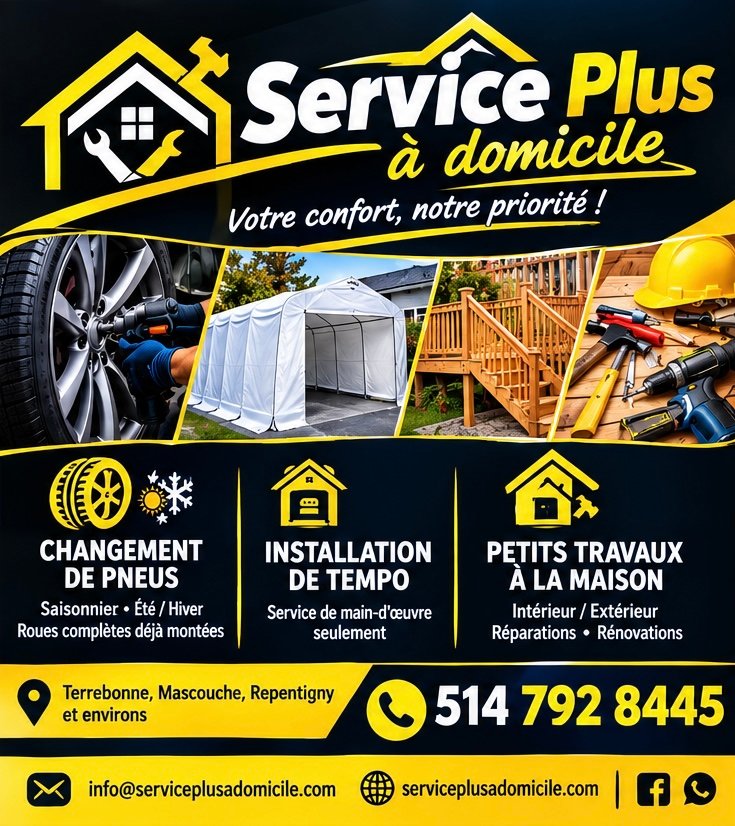 Changement de pneus à domicile
